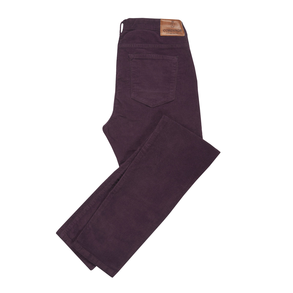 Plum Stretch Needlecord Jeans