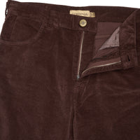 Chocolate Brown Stretch Moleskin Jeans