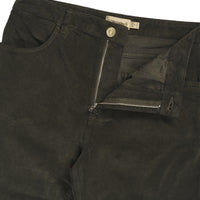 Green Stretch Moleskin Jeans