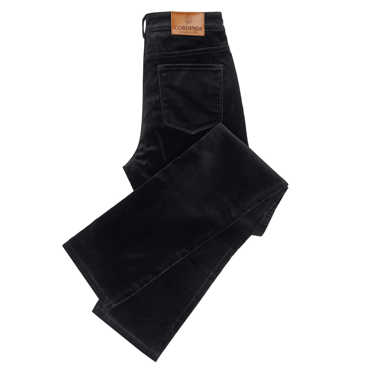 Black Allegra Velvet Jeans