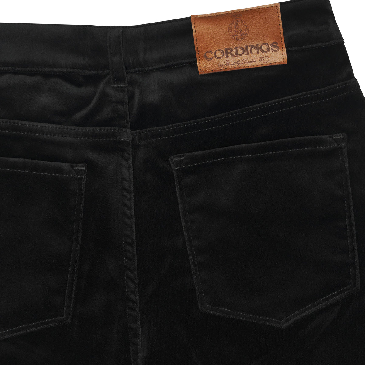 Black Allegra Velvet Jeans