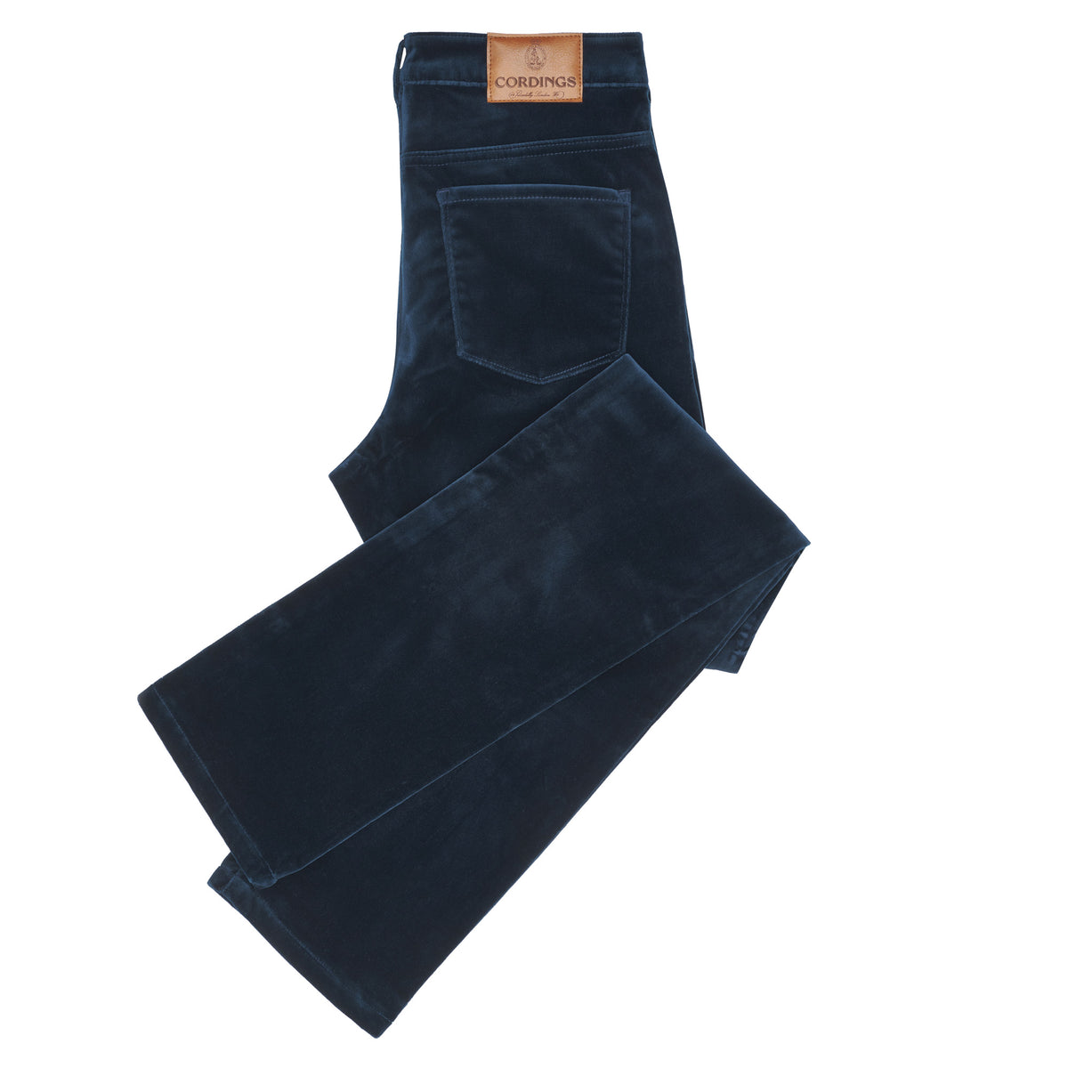 Navy Allegra Velvet Jeans