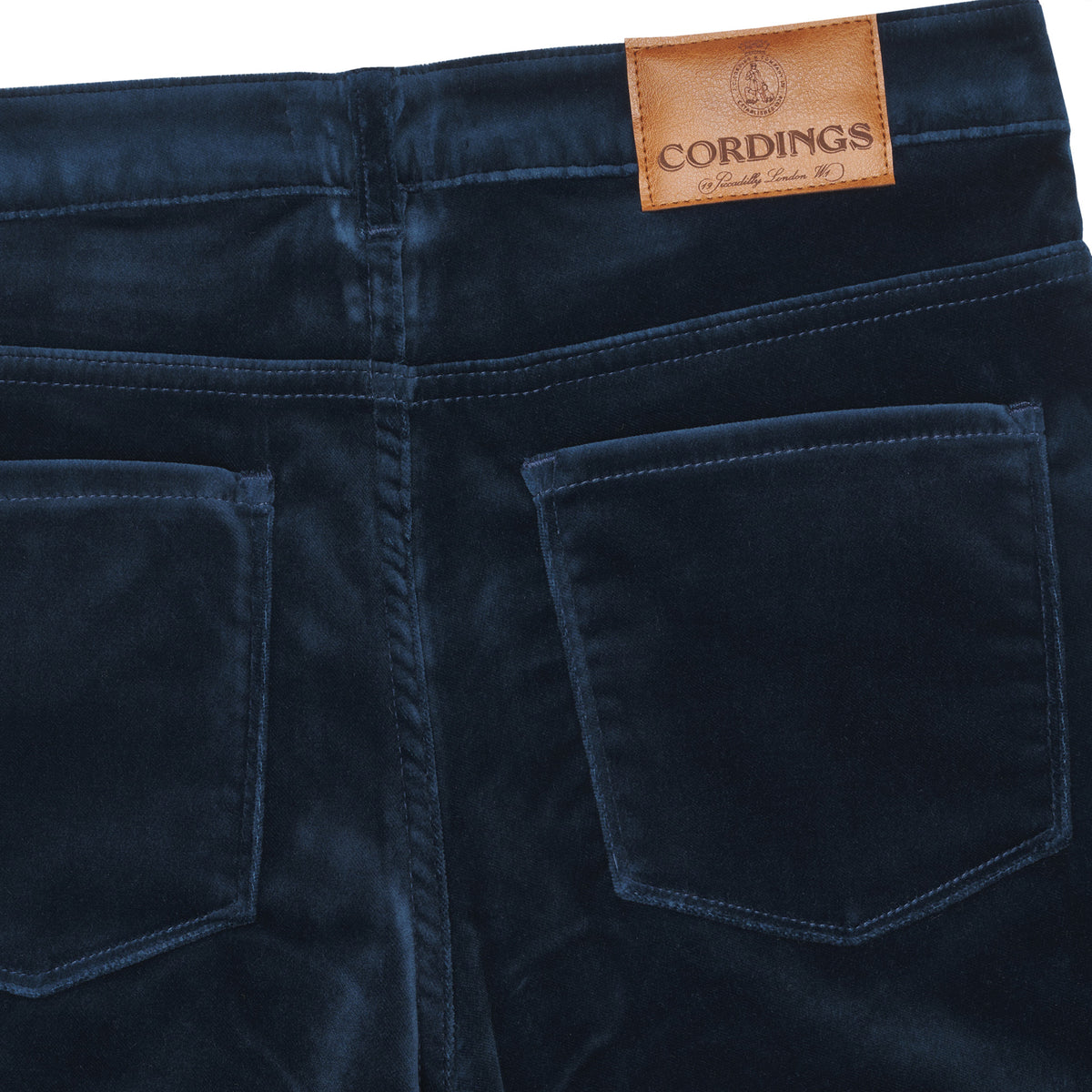 Navy Allegra Velvet Jeans