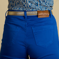 Blue Cotton Stretch Lily Jeans