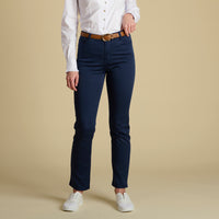 Navy Cotton Stretch Lily Jeans