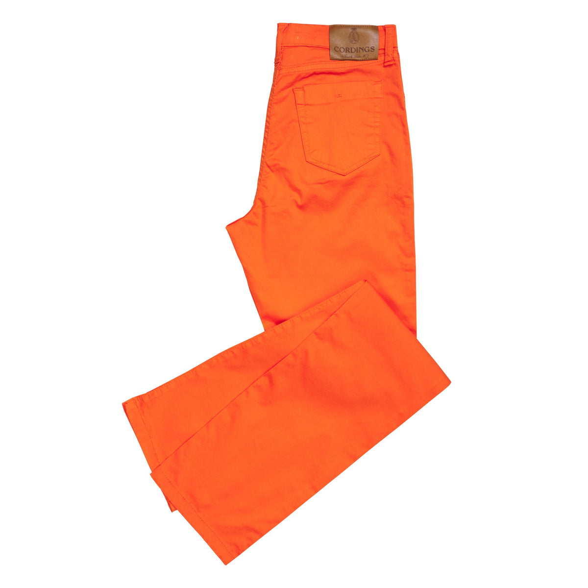 Orange Cotton Stretch Lily Jeans