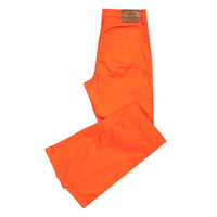 Orange Cotton Stretch Lily Jeans