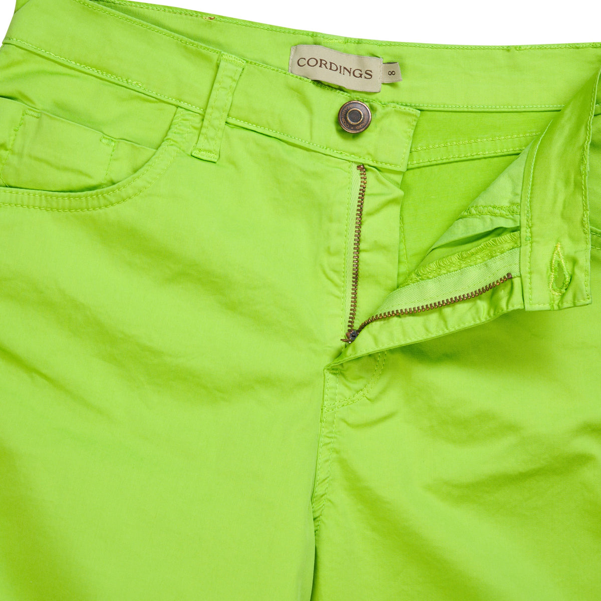 Pistachio Cotton Stretch Lily Jeans