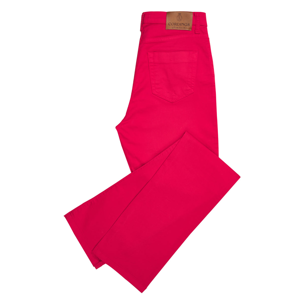 Red Cotton Stretch Lily Jeans