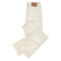 Beige Cotton Stretch Lily Jeans