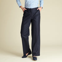 Navy Leonora Loden Trousers