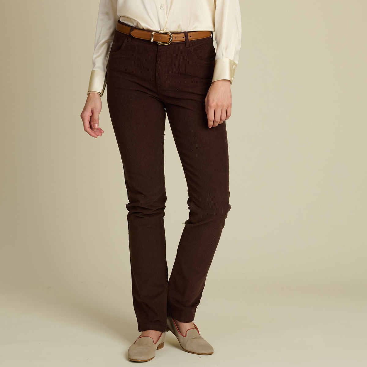 Chocolate Olivia Corduroy Jeans