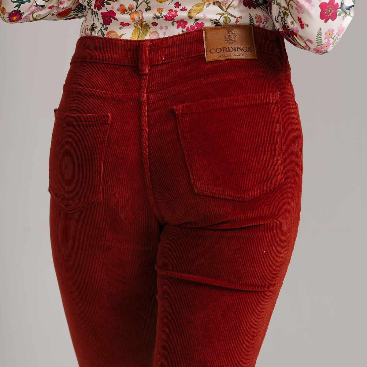 Rust Olivia Corduroy Jeans