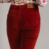 Rust Olivia Corduroy Jeans
