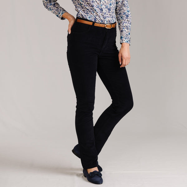 Navy Olivia Corduroy Jeans
