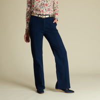 Navy Macana Wide Leg Jeans