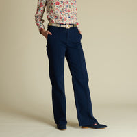 Navy Macana Wide Leg Jeans