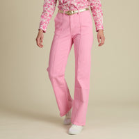 Pale Pink Macana Wide Leg Jeans