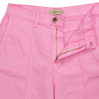 Pale Pink Macana Wide Leg Jeans