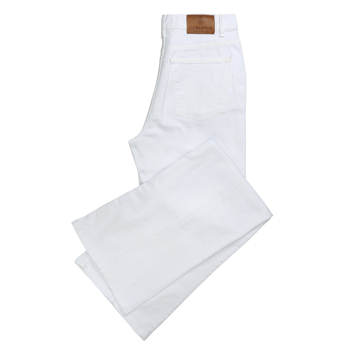 White Macana Wide Leg Jeans