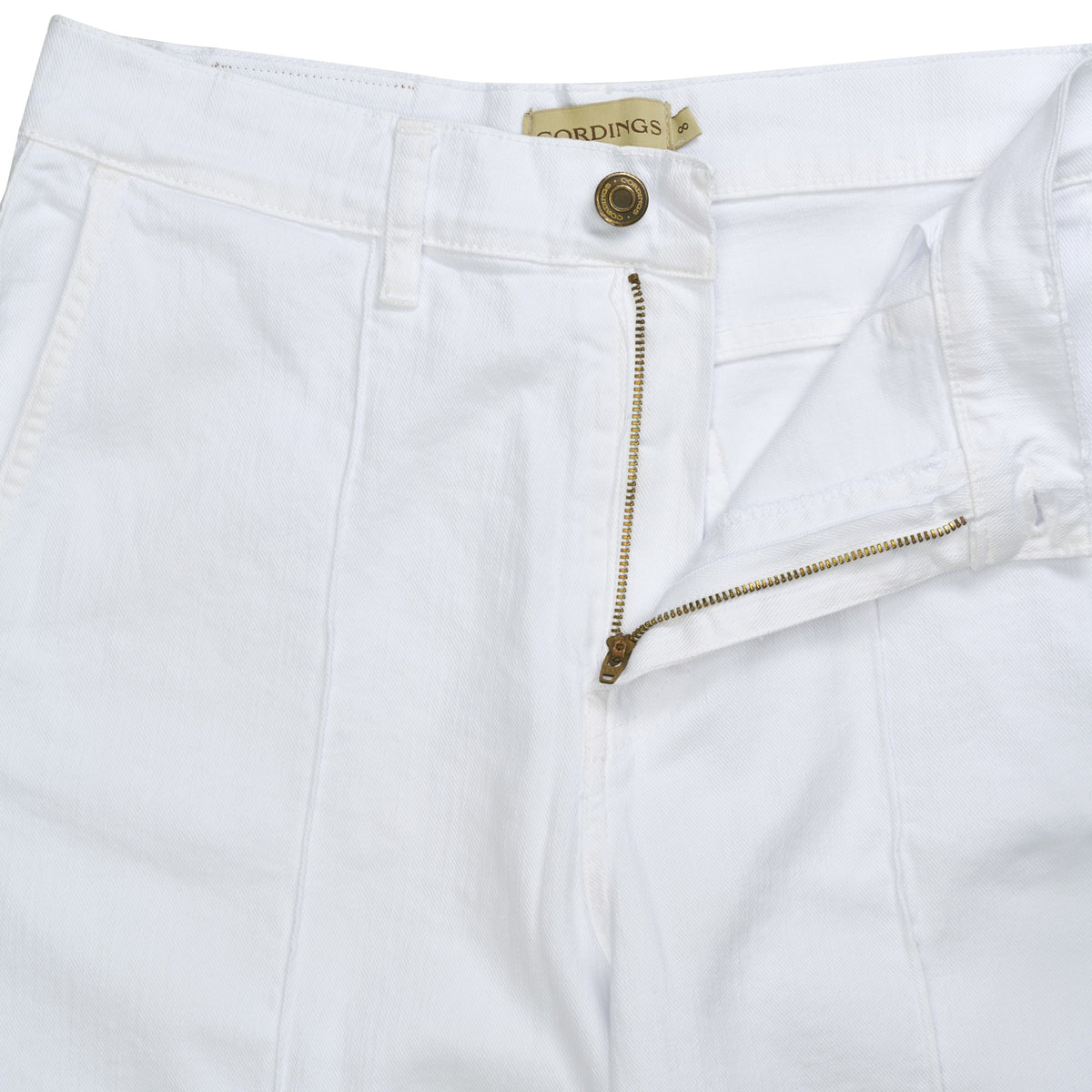 White Macana Wide Leg Jeans