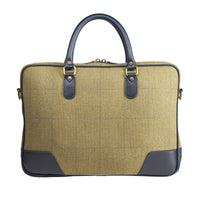 House Check Tweed Laptop Bag