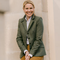 Green Ludlow Storm Tab Tweed Jacket