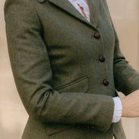Green Ludlow Storm Tab Tweed Jacket