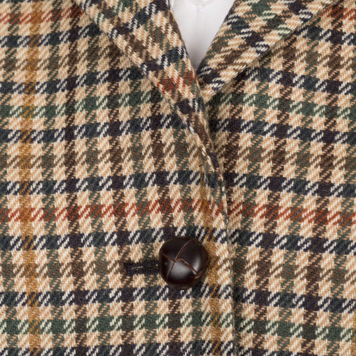Wincanton Tweed Fitted Collared Waistcoat
