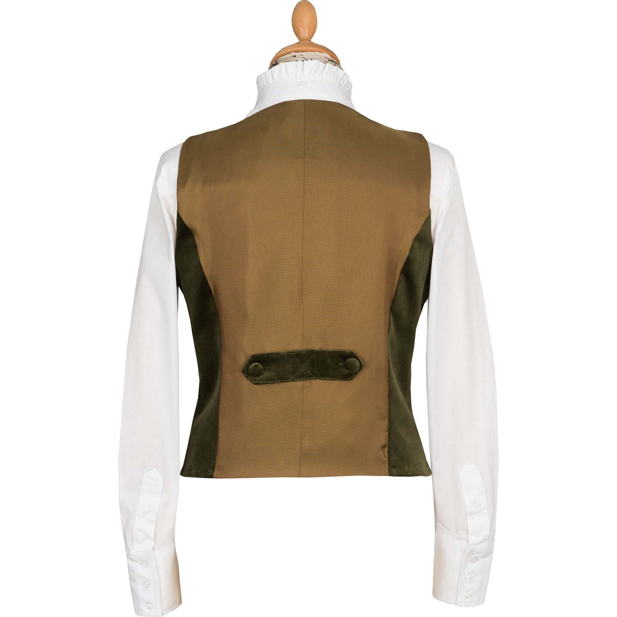 Moss Green Velvet Waistcoat