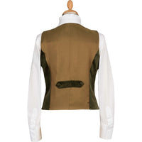 Moss Green Velvet Waistcoat