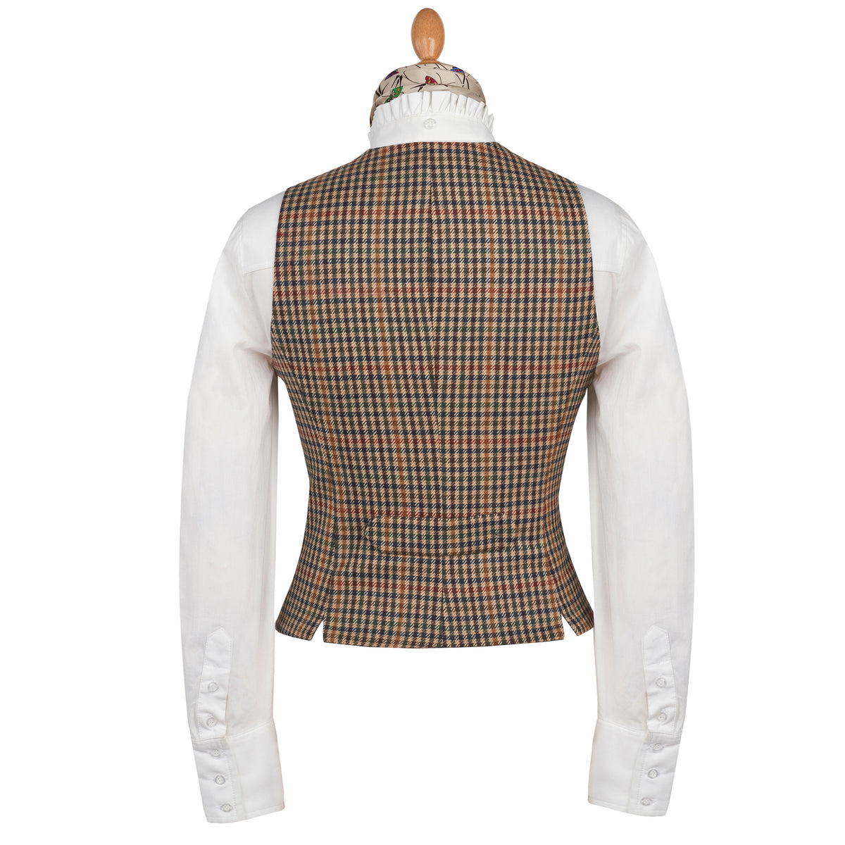 Wincanton Tweed Uncollared Waistcoat
