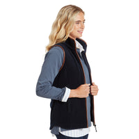 Navy Schöffel Lyndon Fleece Gilet
