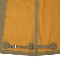 Khaki Huntsman Mackintosh with Corduroy Collar