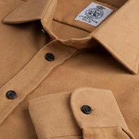 Camel Linton Moleskin Shirt