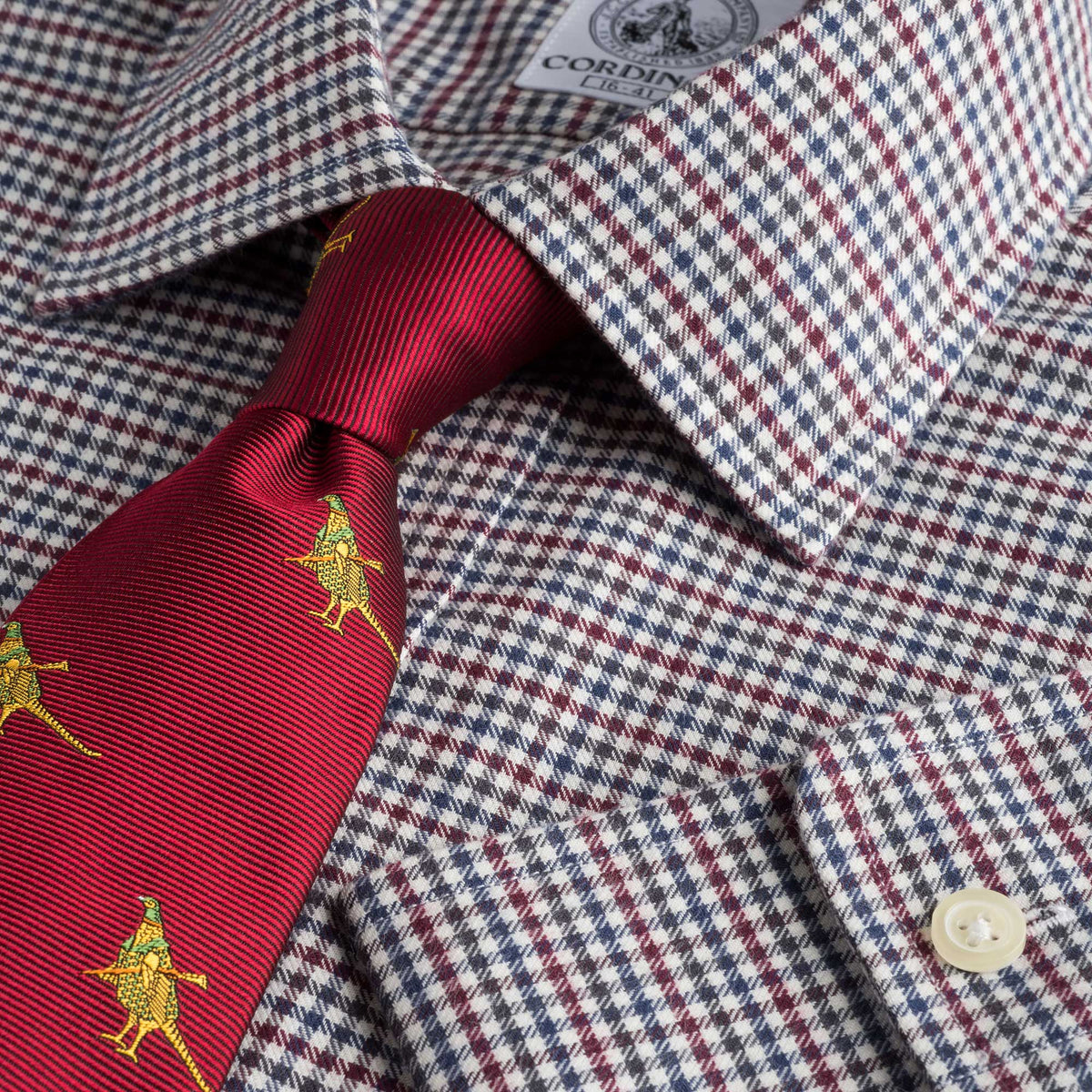 Navy Check Bramham Shirt