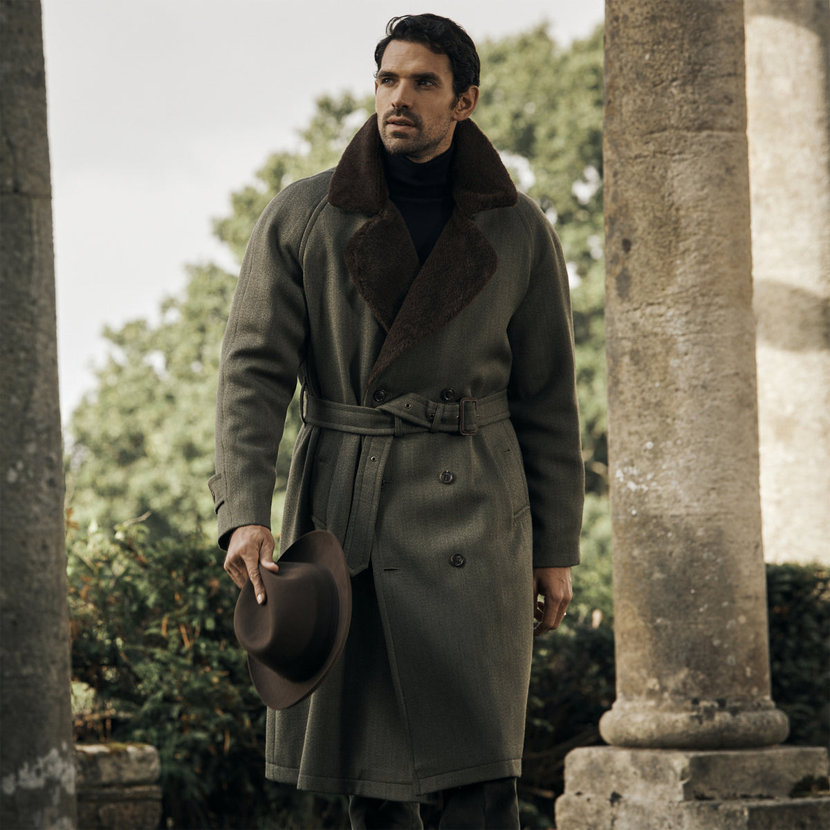 Nevis Double Breasted Alpaca Coat