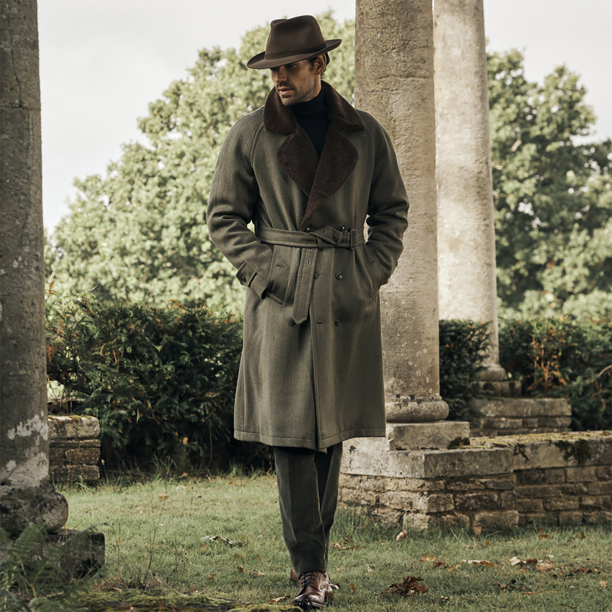 Nevis Double Breasted Alpaca Coat