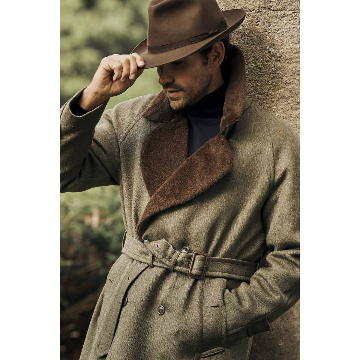 Nevis Double Breasted Alpaca Coat