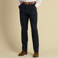 Mid Navy Lightweight Chino Trousers