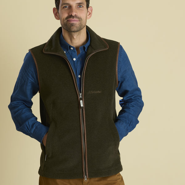 Schöffel Dark Olive Oakham Fleece Gilet
