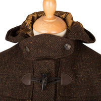 Brown Derry Donegal Tweed Duffle Coat