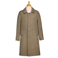 Black & Cream Herringbone Donegal Follifoot Coat