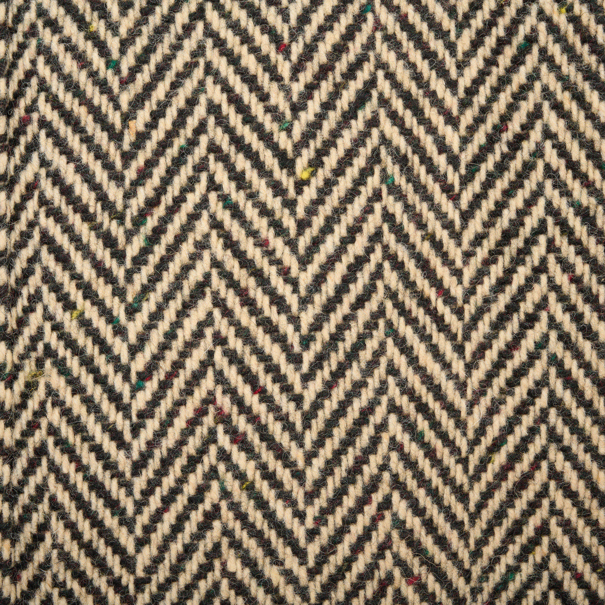 Black & Cream Herringbone Donegal Follifoot Coat