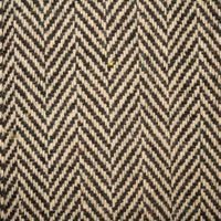Black & Cream Herringbone Donegal Follifoot Coat