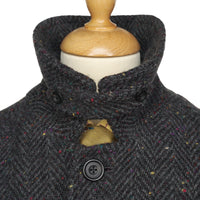 Grey Herringbone Donegal Follifoot Coat