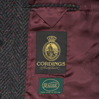 Grey Herringbone Donegal Follifoot Coat