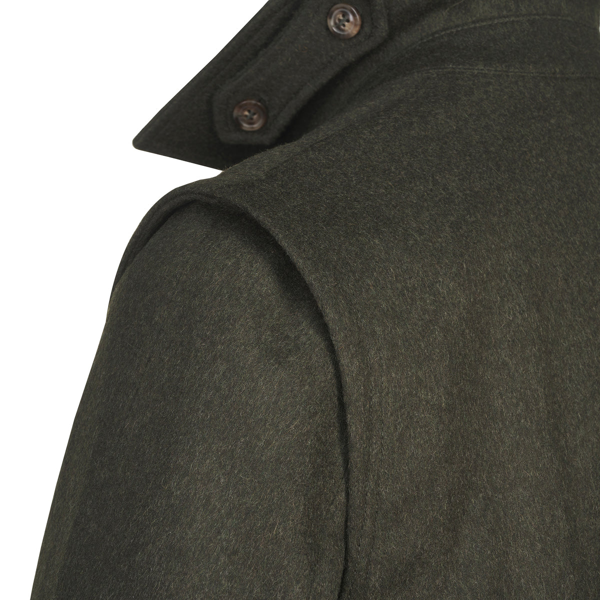 Green Austrian Loden Hubertus Coat