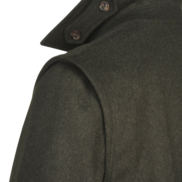Green Austrian Loden Hubertus Coat