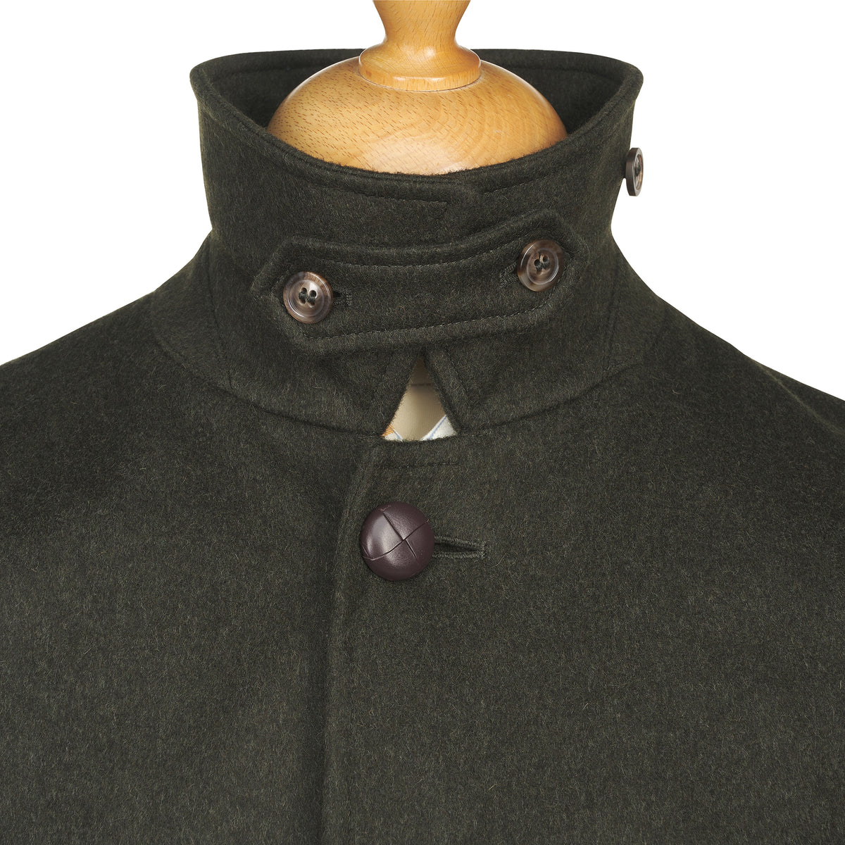 Green Austrian Loden Hubertus Coat